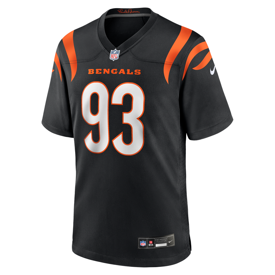 McKinnley Jackson Cincinnati Bengals Nike Black Game Jersey