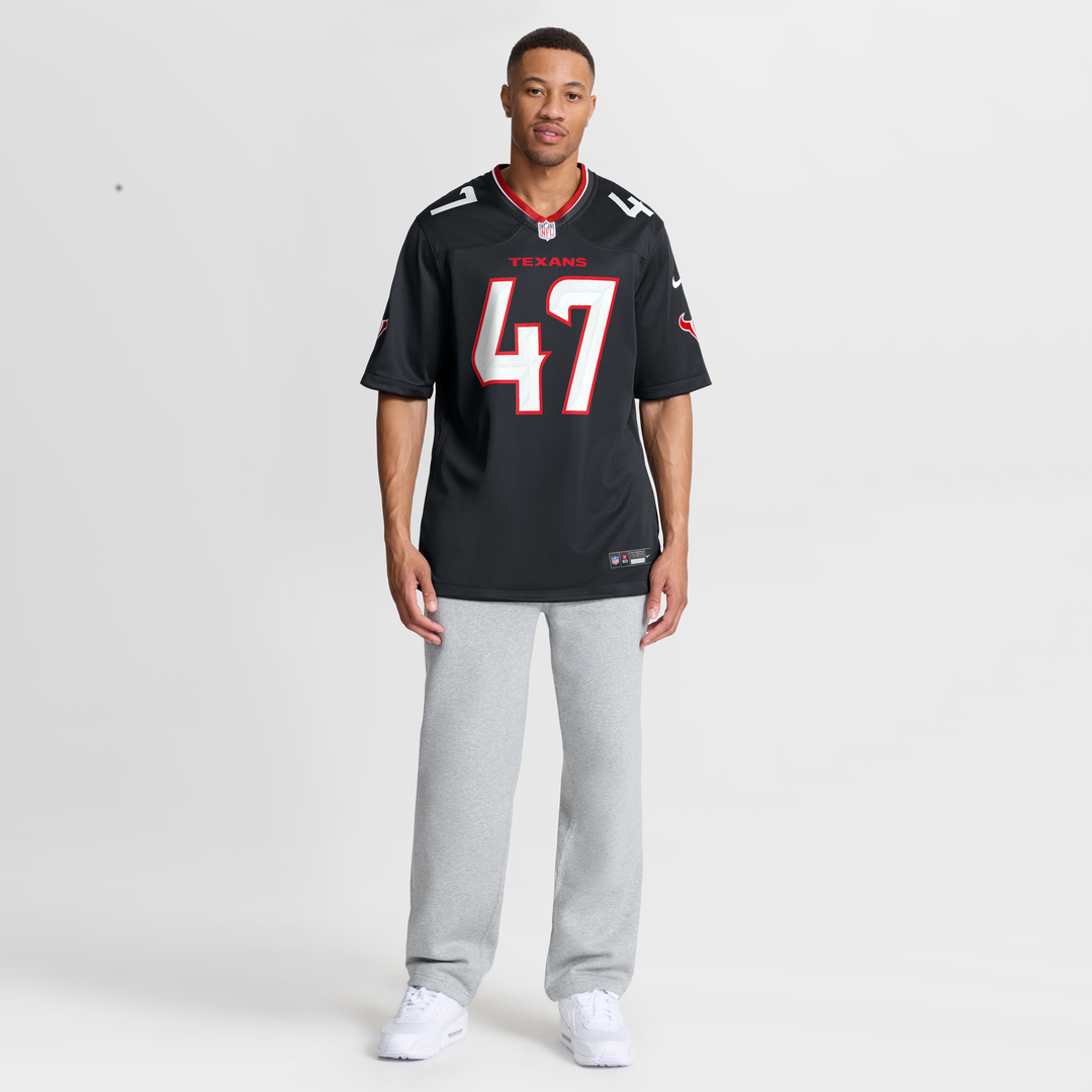 Louis Hansen Houston Texans Nike Navy Team Game Jersey
