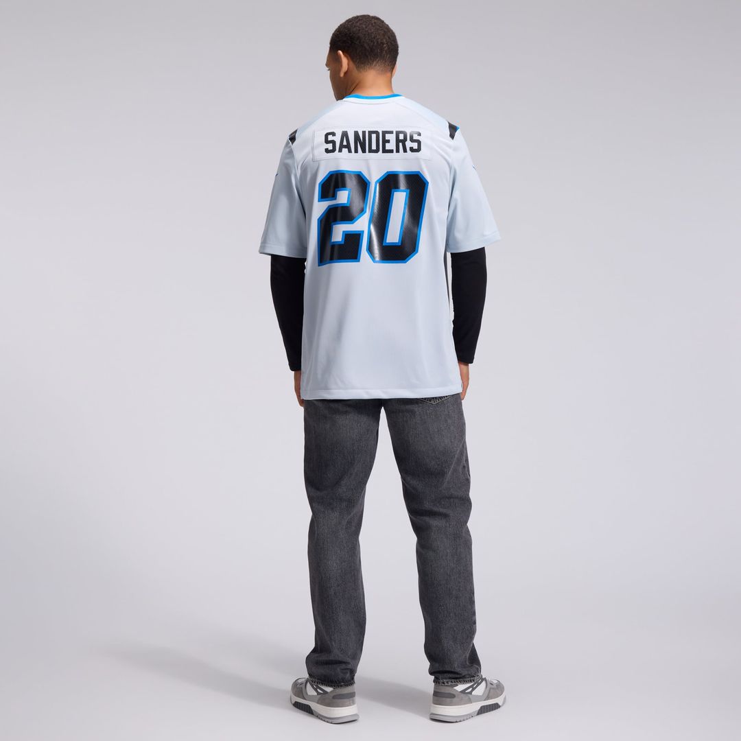 Barry Sanders Detroit Lions Nike Silver 2026 Rivalries Collection Game Jersey