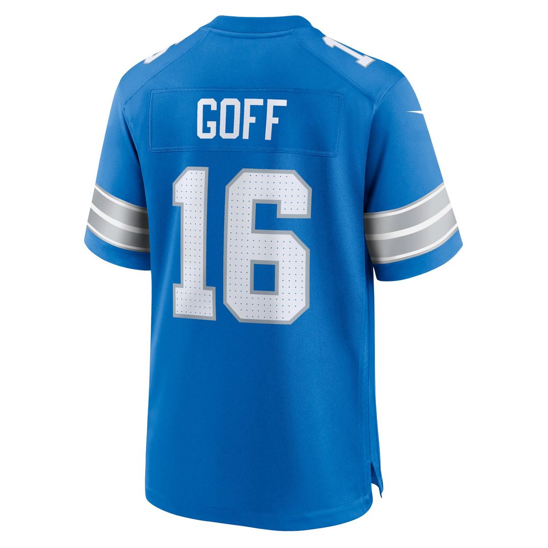 Jared Goff Detroit Lions Nike Black 2nd Alternate Game Jersey