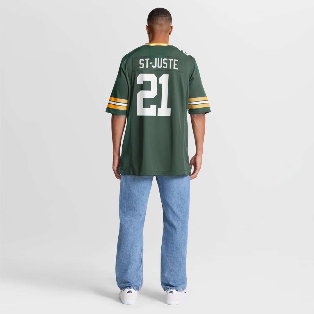 Benjamin St-Juste Green Bay Packers Nike Green Team Game Jersey