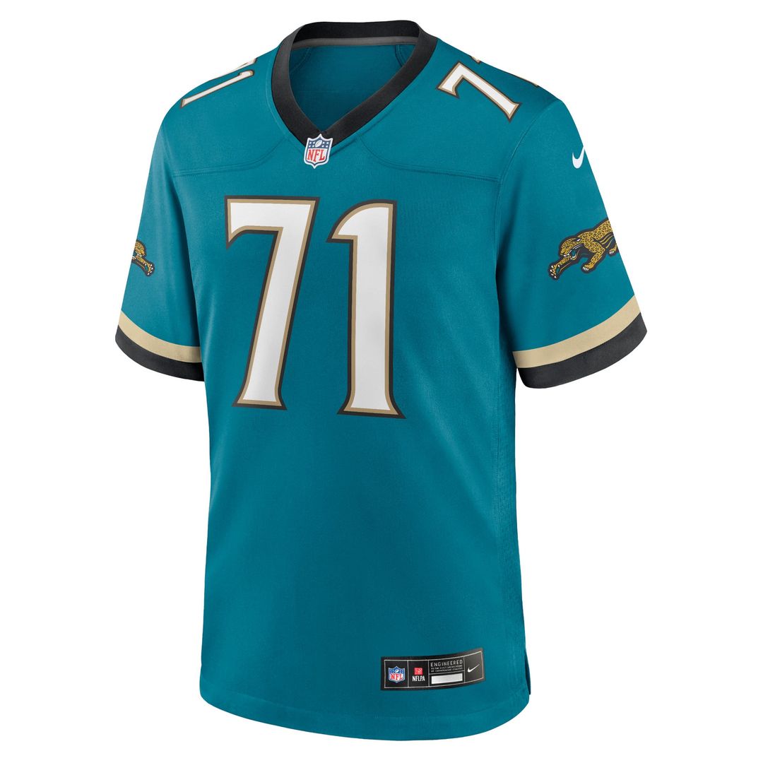 Tony Boselli Jacksonville Jaguars Nike Teal Prowler Throwback Retired Player Game Jersey