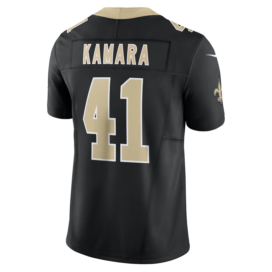 Alvin Kamara New Orleans Saints Nike Black Vapor F.U.S.E. Limited Jersey