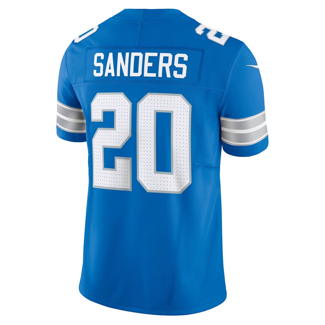 Barry Sanders Detroit Lions Nike Blue Vapor F.U.S.E. Limited Jersey