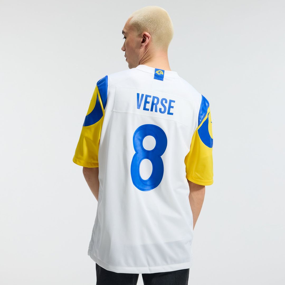 Jared Verse Los Angeles Rams Nike White White Game Player Jersey