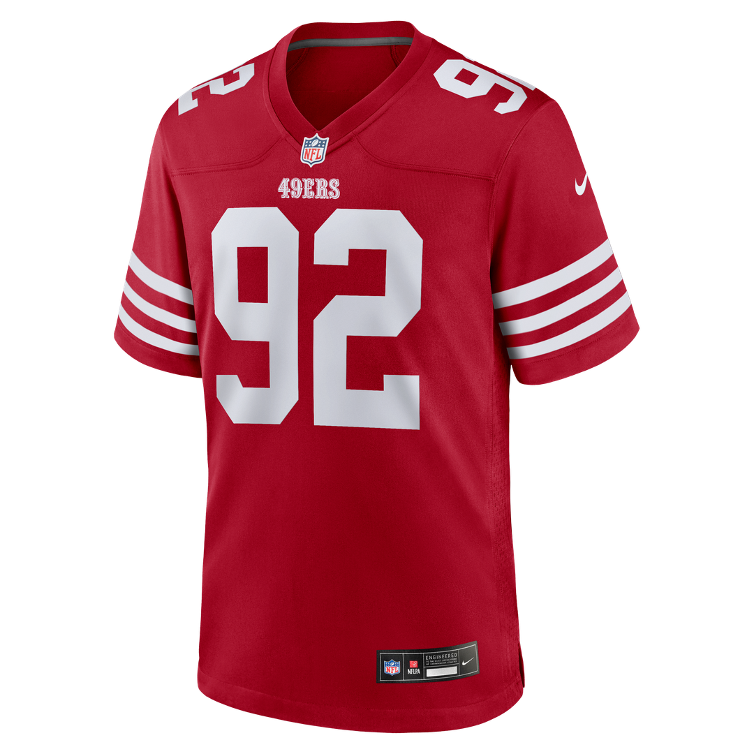 Osa Odighizuwa San Francisco 49ers Nike Scarlet Team Game Jersey
