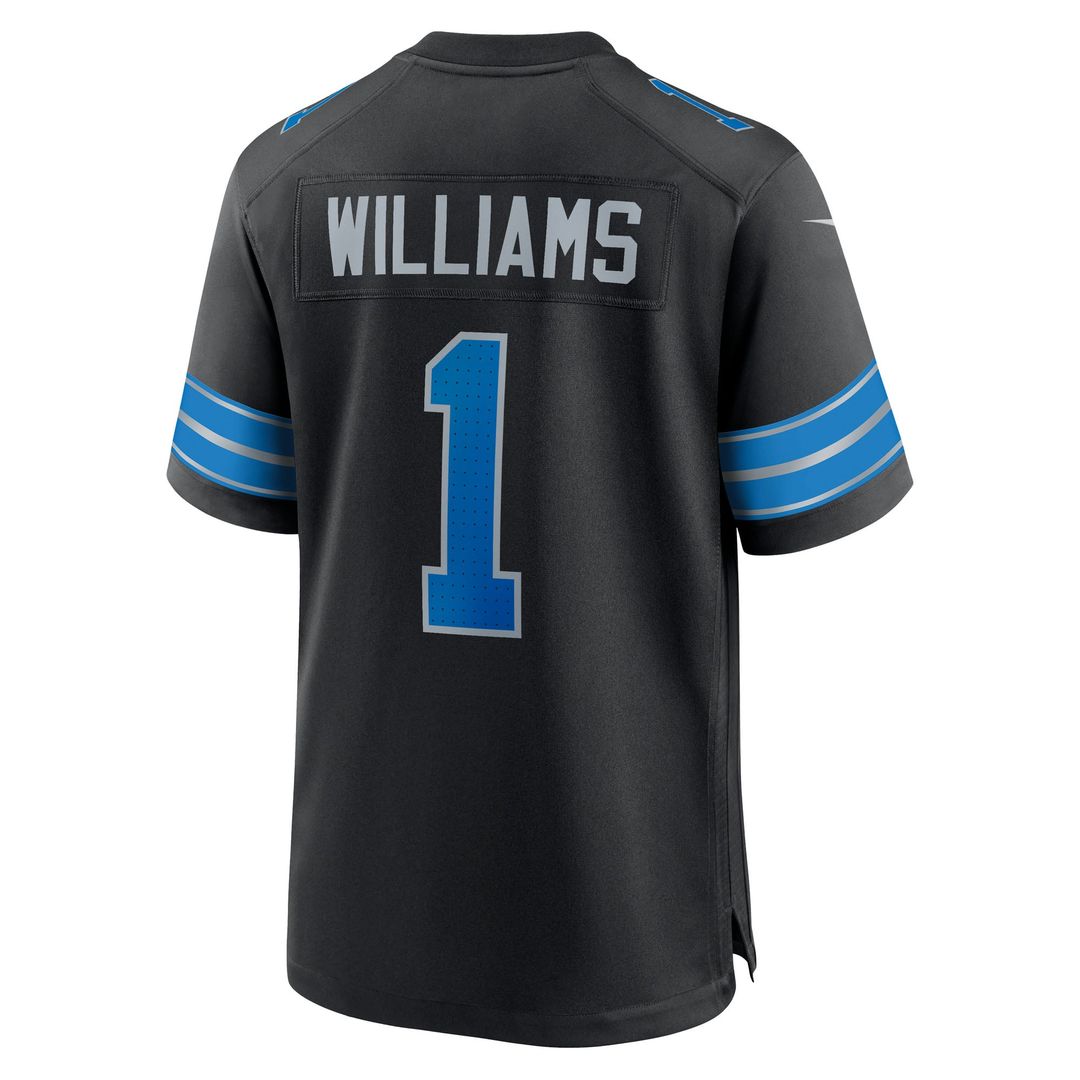 Jameson Williams Detroit Lions Nike Blue Game Player Jersey