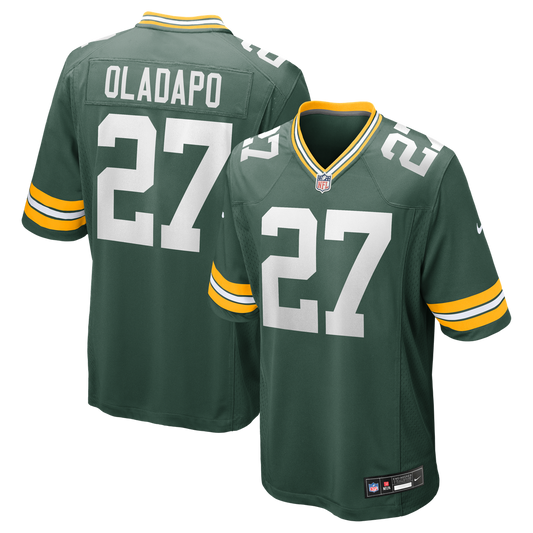 Kitan Oladapo Green Bay Packers Nike Green Game Jersey