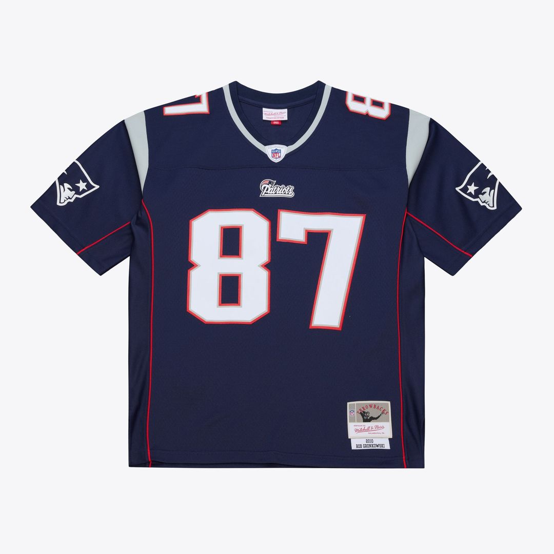 Rob Gronkowski New England Patriots Mitchell & Ness Navy Big & Tall 2010 Legacy Retired Player Jersey
