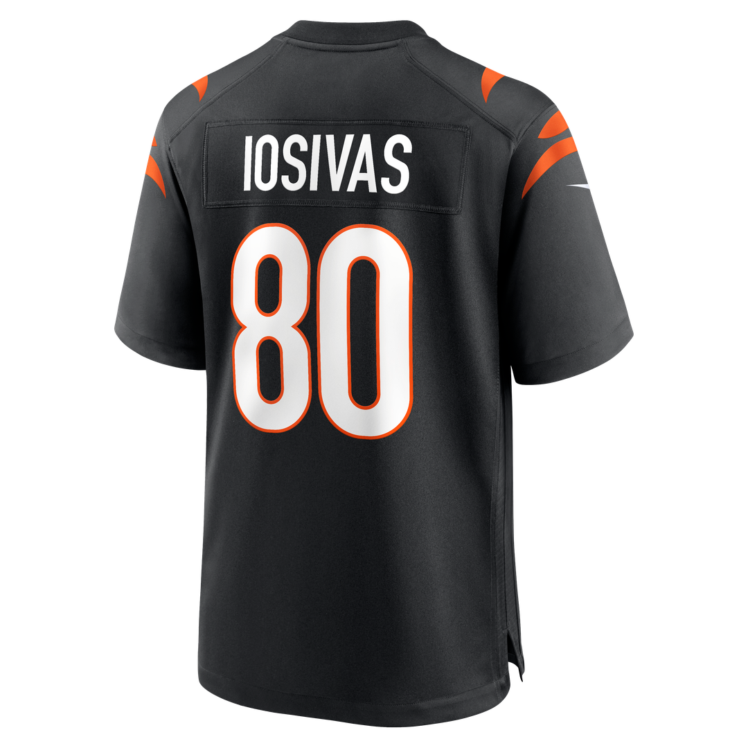 Andrei Iosivas Cincinnati Bengals Nike Black Team Game Jersey
