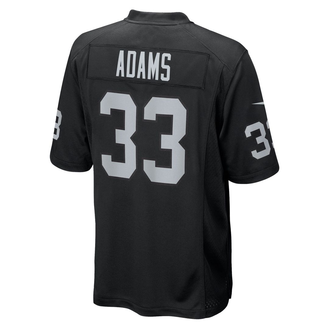 Jamal Adams Las Vegas Raiders Nike Black Team Game Jersey