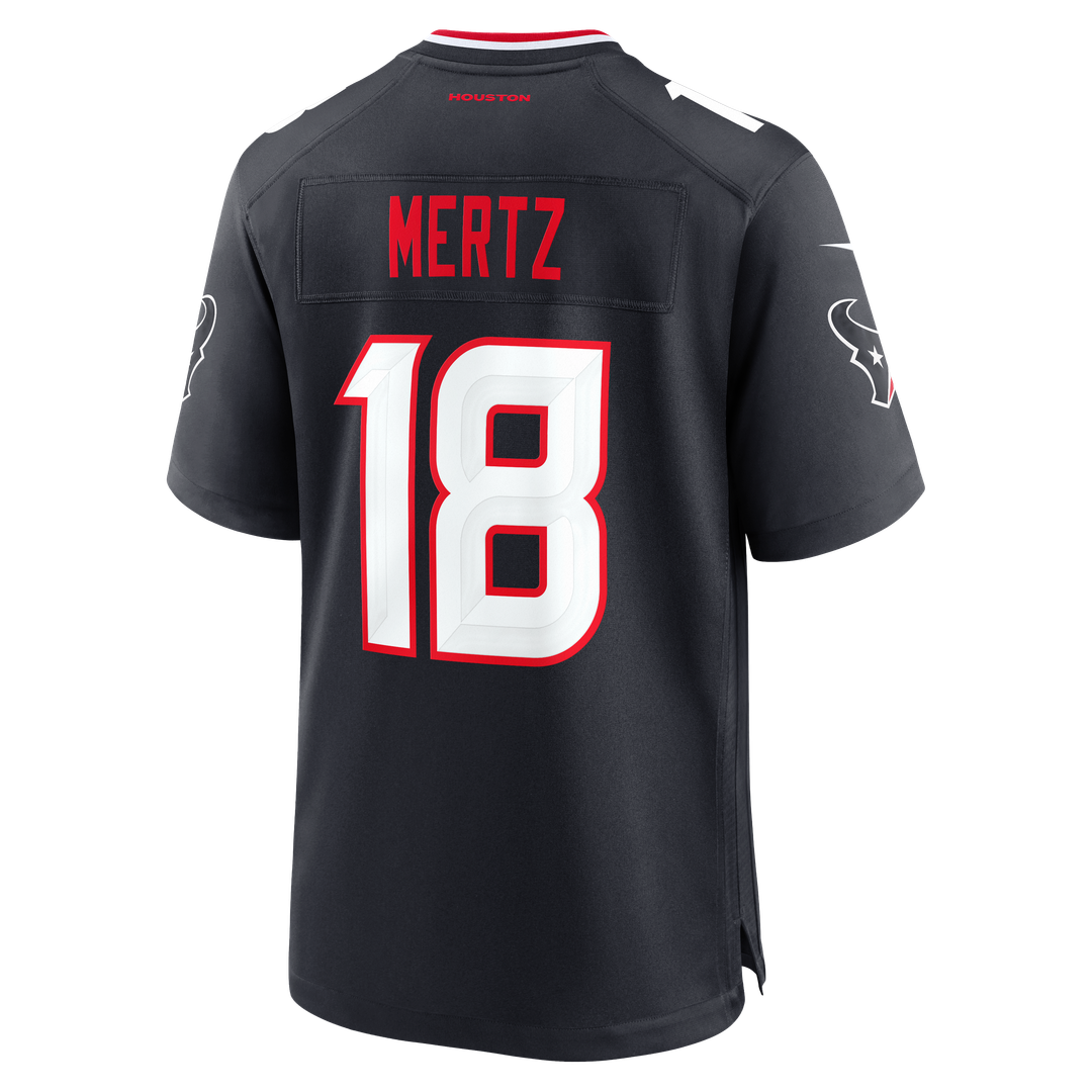 Graham Mertz Houston Texans Nike Navy Team Game Jersey