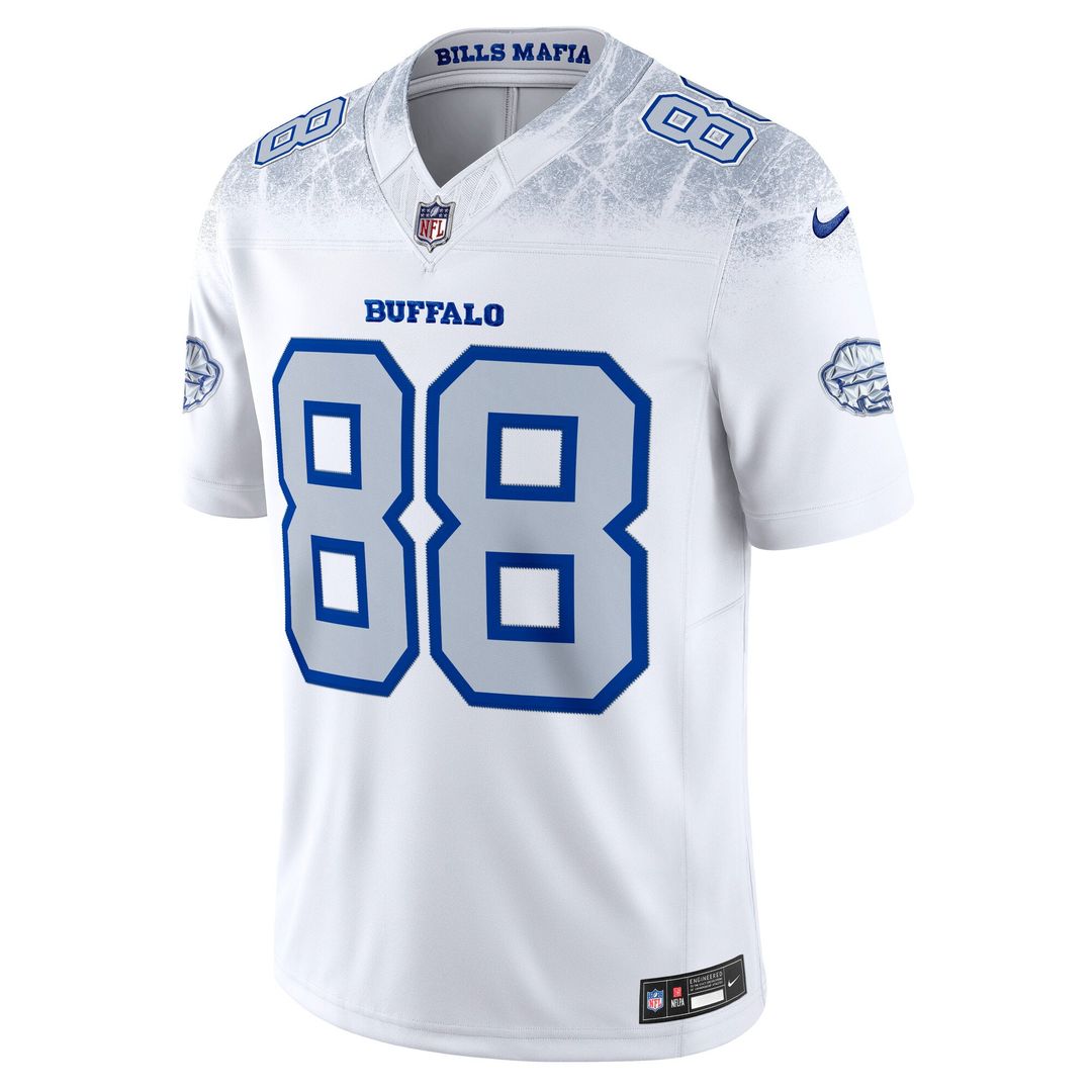 Dawson Knox Buffalo Bills Nike White Rivalries Collection Stitched Limited Jersey