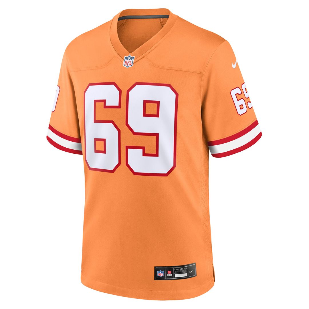 Cody Mauch Tampa Bay Buccaneers Nike Orange Alternate Game Jersey