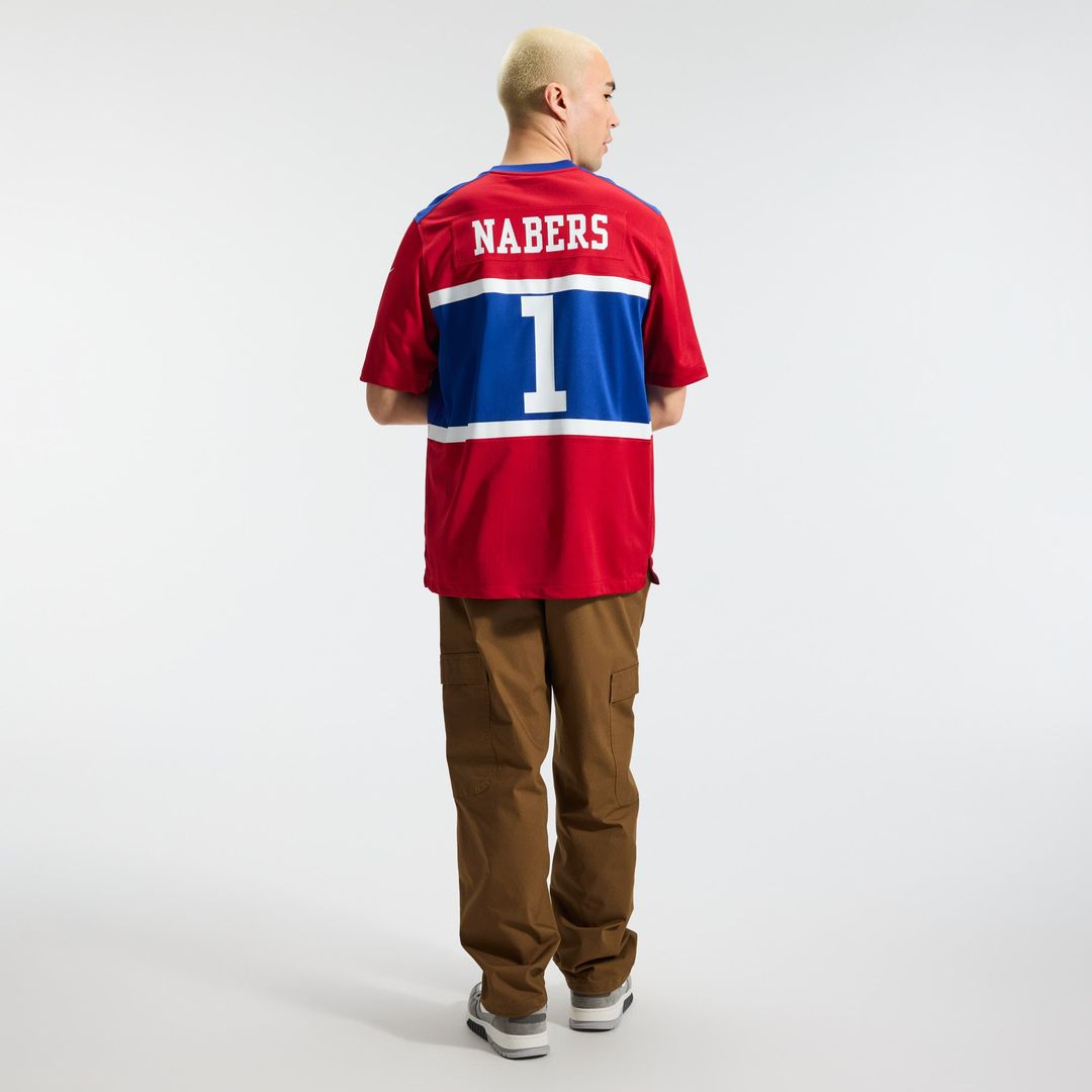 Malik Nabers New York Giants Nike Royal Player Game Jersey