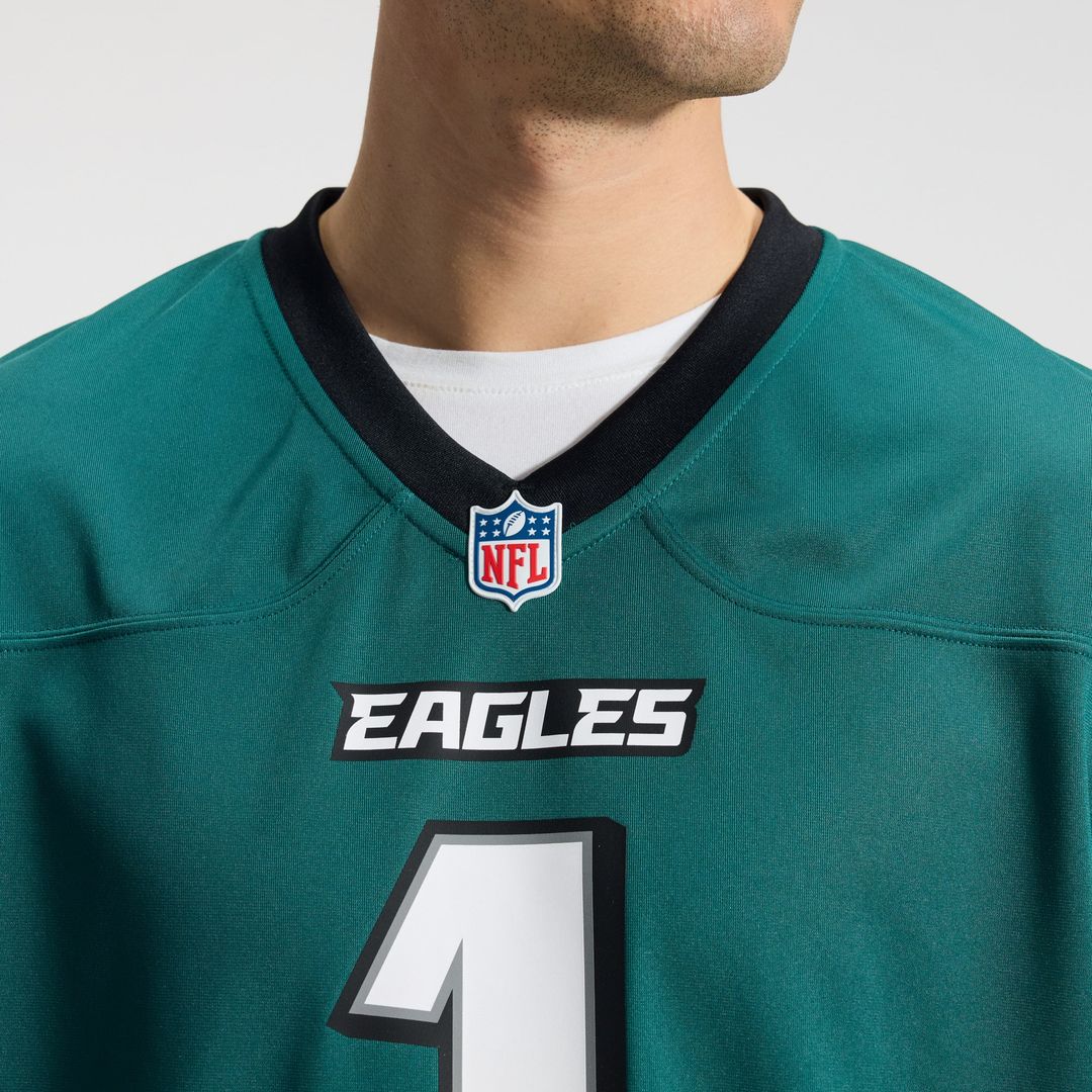 Jalen Hurts Philadelphia Eagles Nike Midnight Green Team Game Jersey