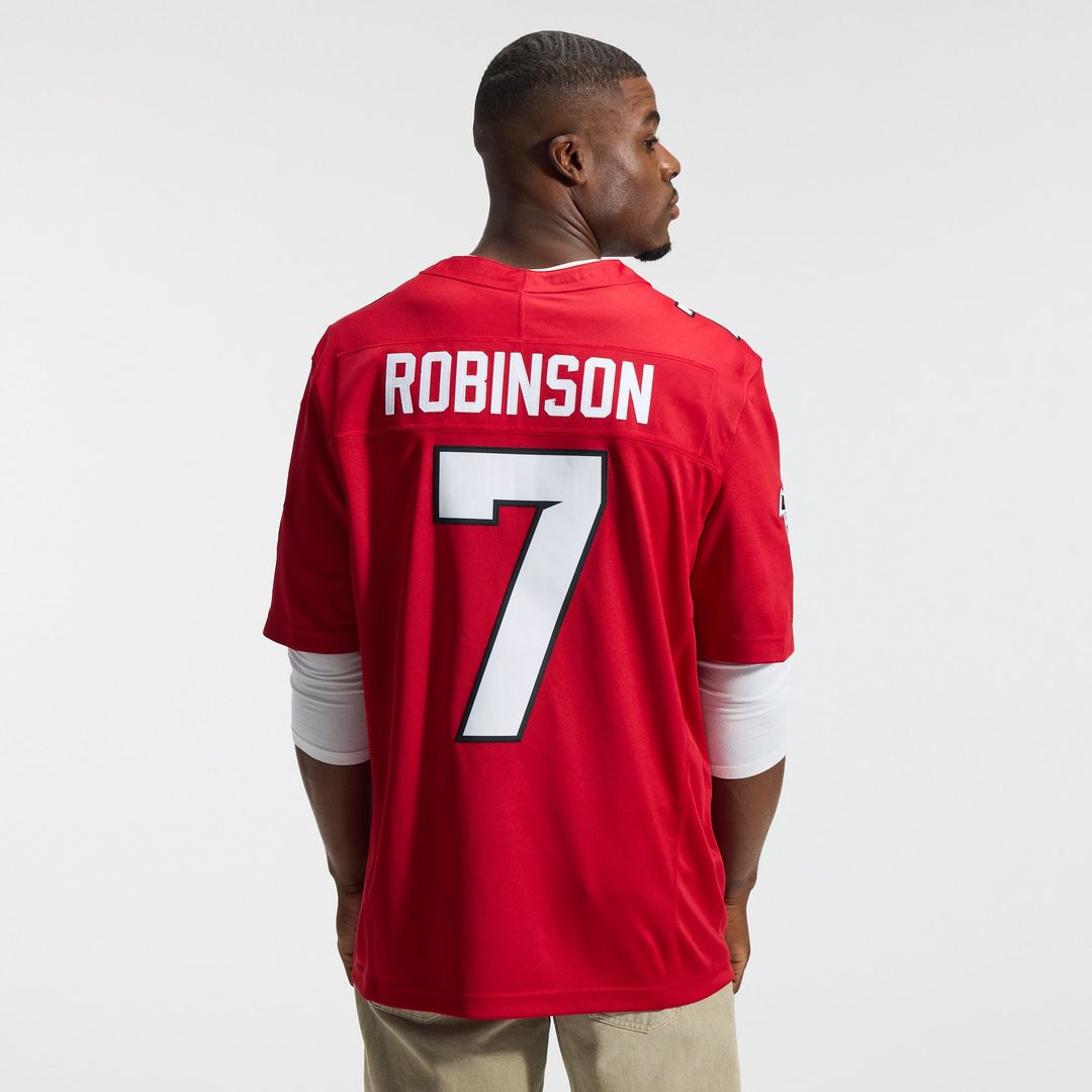 Bijan Robinson Atlanta Falcons Nike Black Alternate Throwback Vapor F.U.S.E. Stitched Limited Jersey