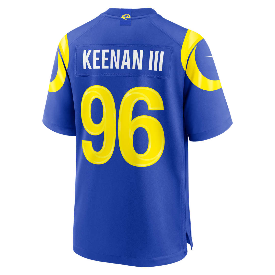 Tim Keenan III Los Angeles Rams Nike Royal Team Game Jersey