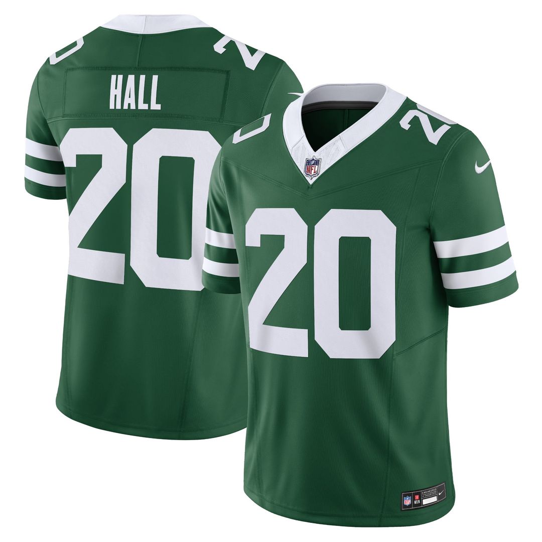 Breece Hall New York Jets Nike Legacy White Vapor F.U.S.E. Limited Jersey