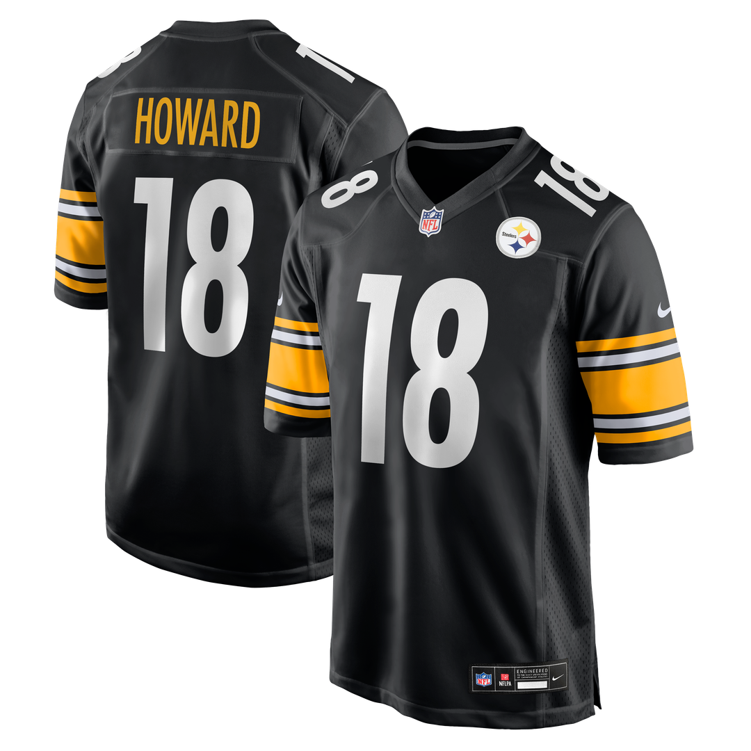 Will Howard Pittsburgh Steelers Nike Black Team Game Jersey