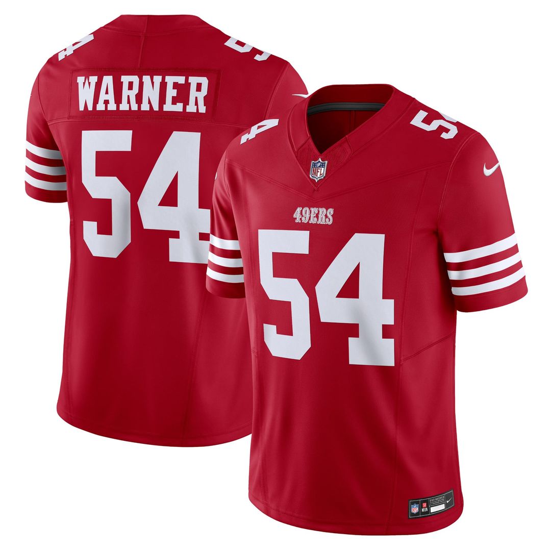 Fred Warner San Francisco 49ers Nike Scarlet Vapor F.U.S.E. Limited Jersey
