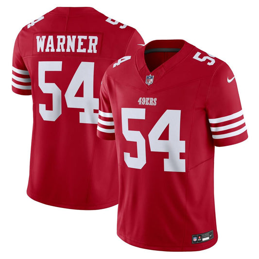 Fred Warner San Francisco 49ers Nike Scarlet Vapor F.U.S.E. Limited Jersey