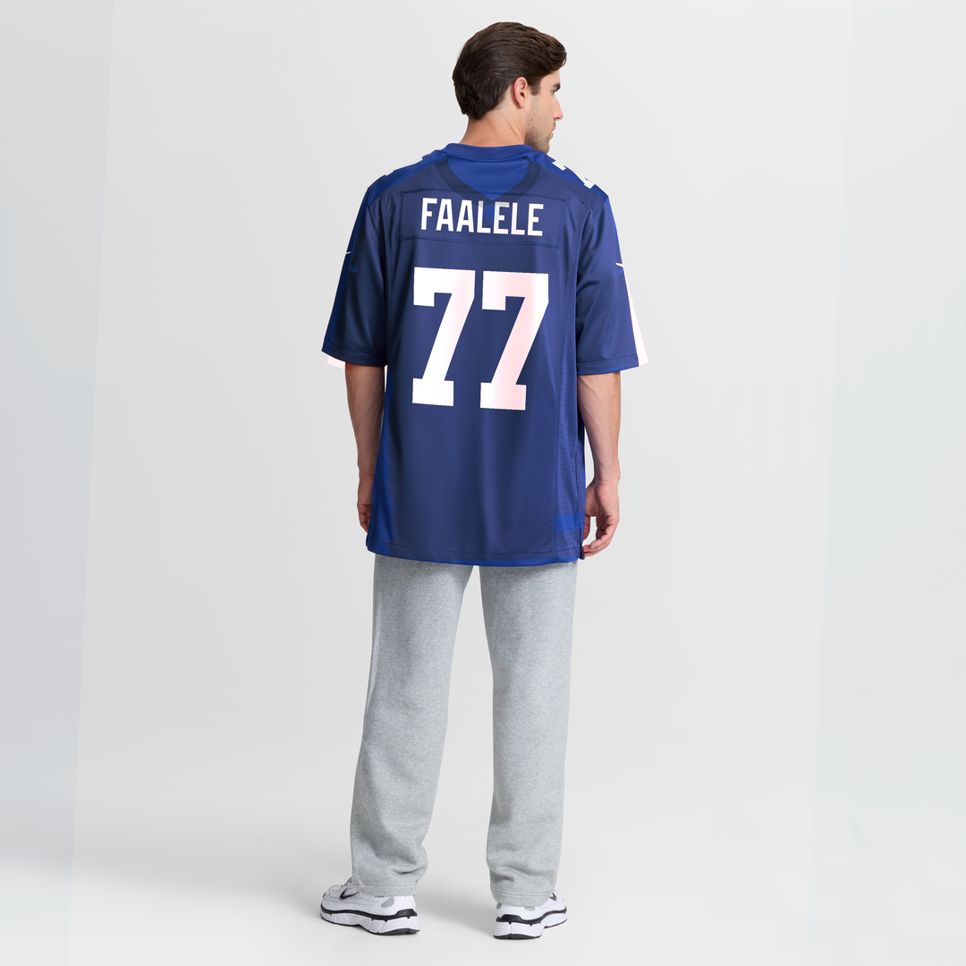 Daniel Faalele New York Giants Nike Royal Team Game Jersey