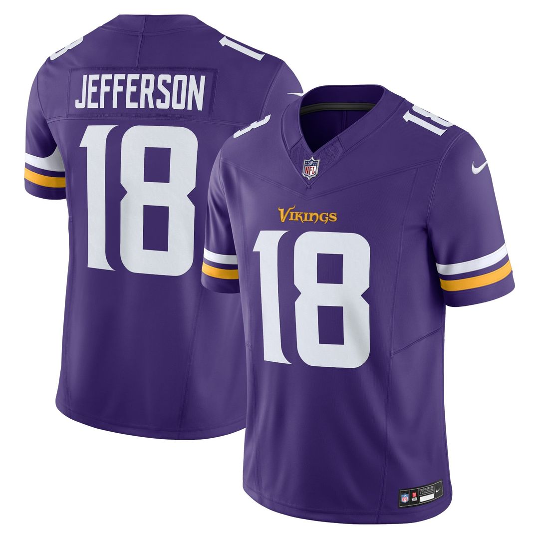 Justin Jefferson Minnesota Vikings Nike Purple Vapor F.U.S.E. Limited Jersey