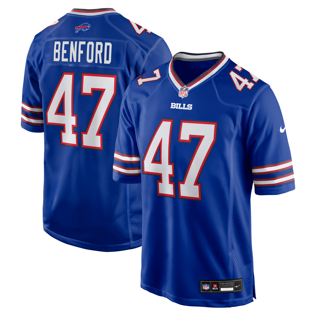 Christian Benford Buffalo Bills Nike Royal Game Jersey