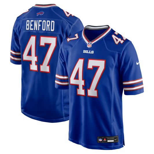 Christian Benford Buffalo Bills Nike Royal Game Jersey