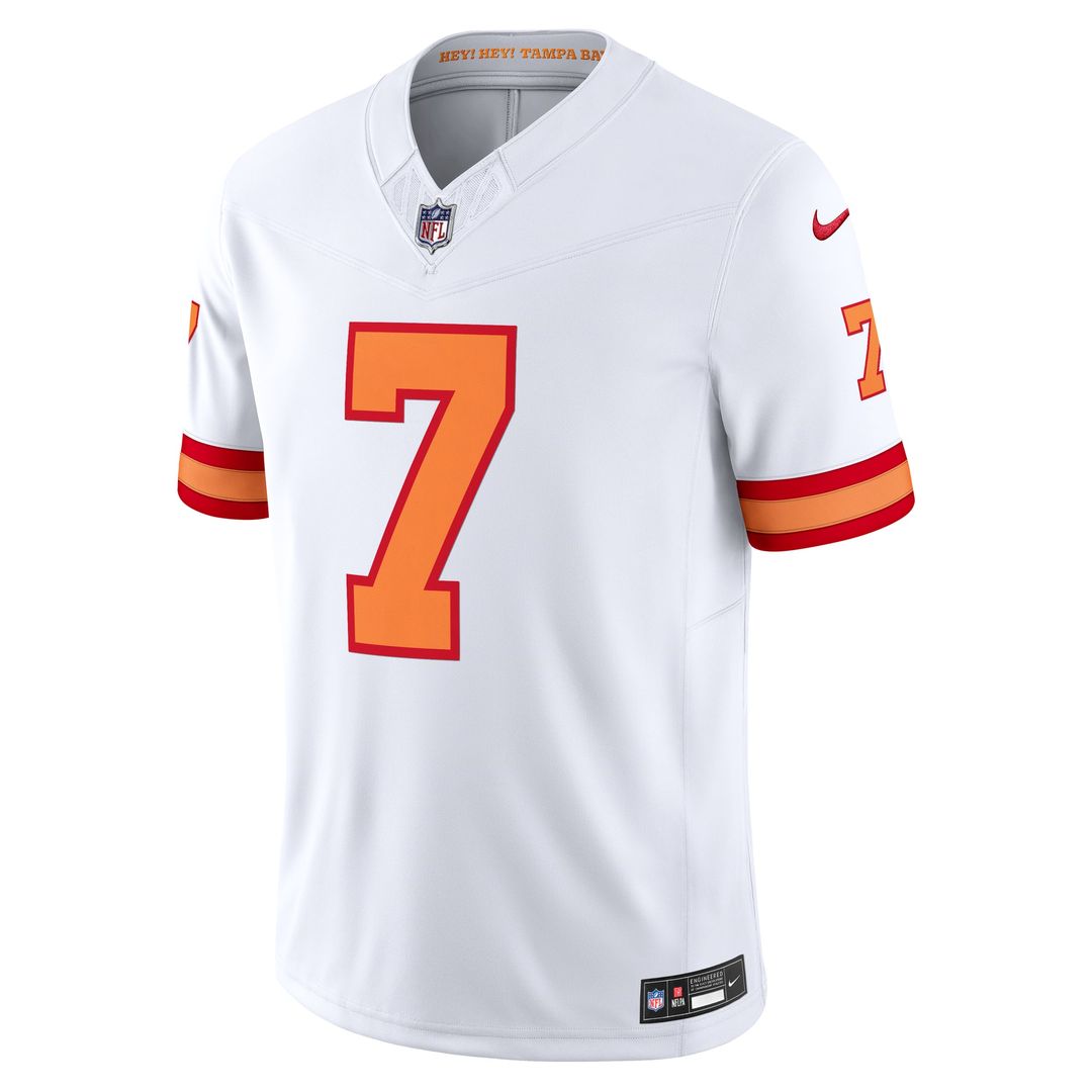 Bucky Irving Tampa Bay Buccaneers '76 Nike White Vapor F.U.S.E. Player Limited Jersey