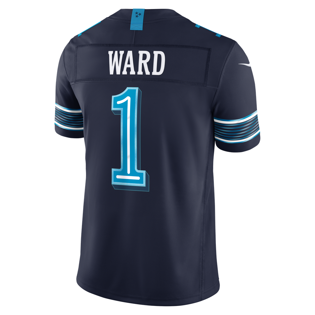 Cameron Ward Tennessee Titans Nike Navy 2026 Rivalries Collection Stitched Limited Jersey