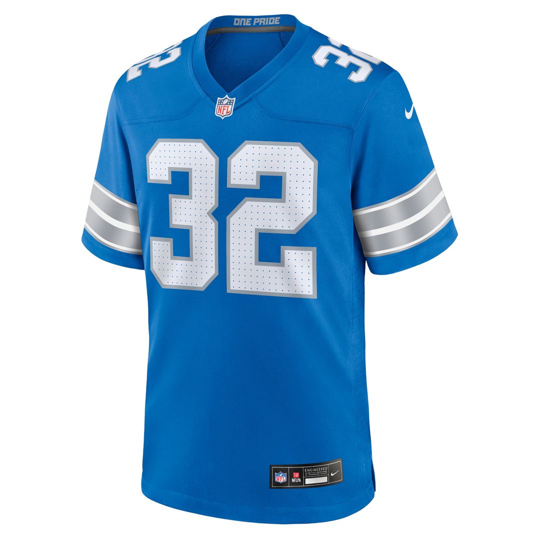 Brian Branch Detroit Lions Nike Blue Game Jersey