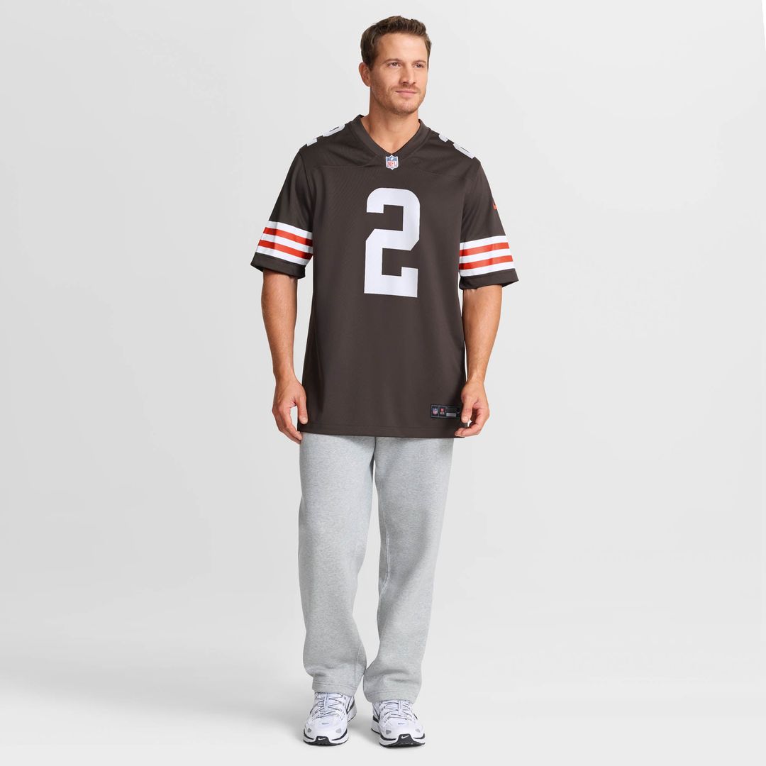 Shedeur Sanders Cleveland Browns Nike Brown Game Jersey