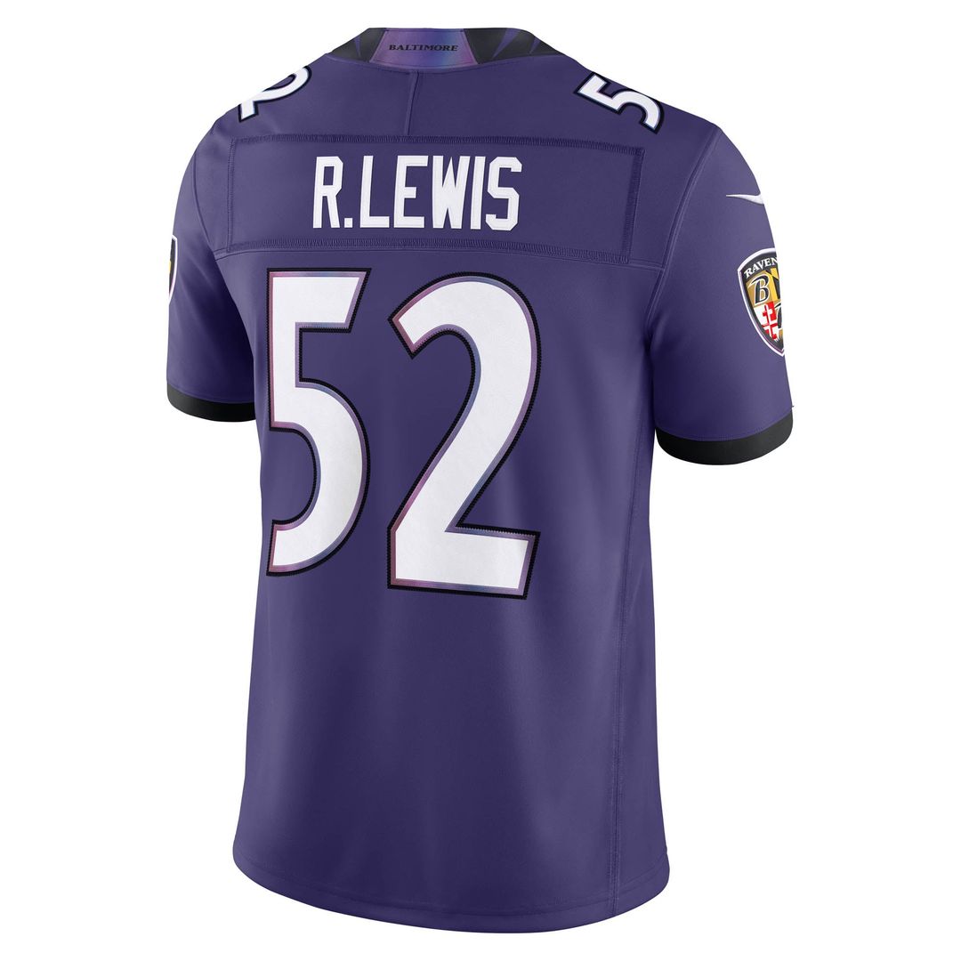 Ray Lewis Baltimore Ravens Nike Purple Vapor F.U.S.E. Stitched Retired Limited Jersey