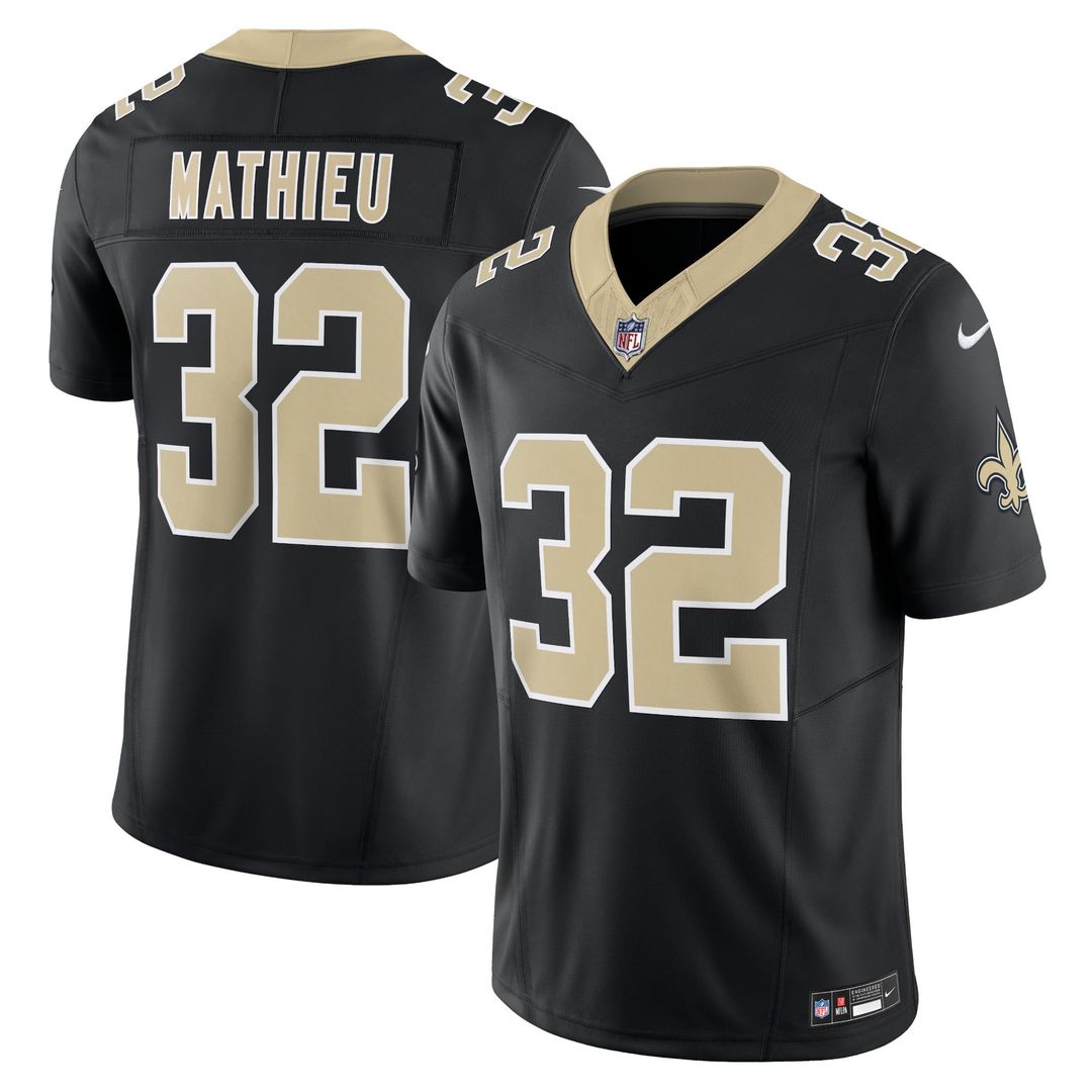 Tyrann Mathieu New Orleans Saints Nike Black Vapor F.U.S.E. Limited Jersey