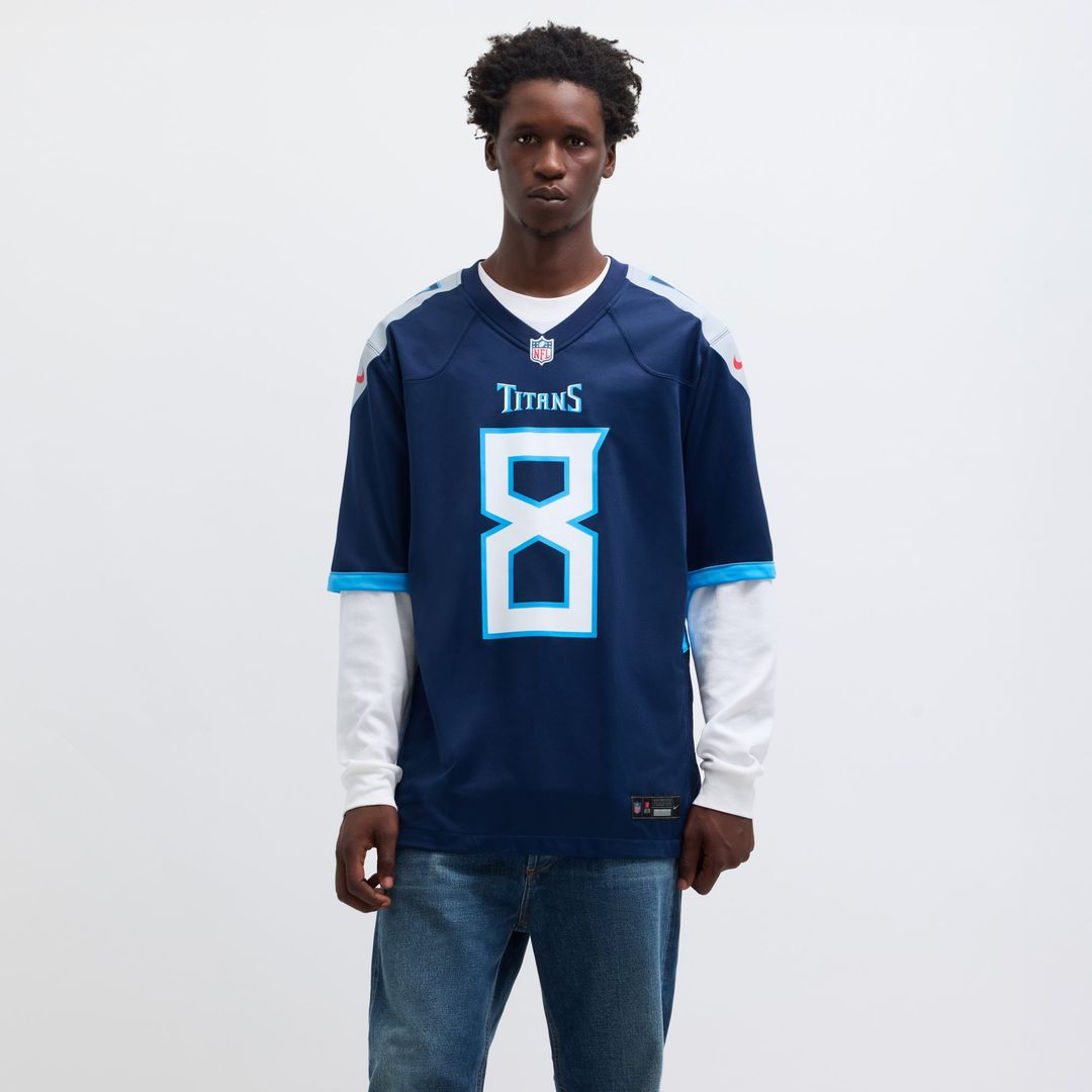 Will Levis Tennessee Titans Nike Navy Game Jersey
