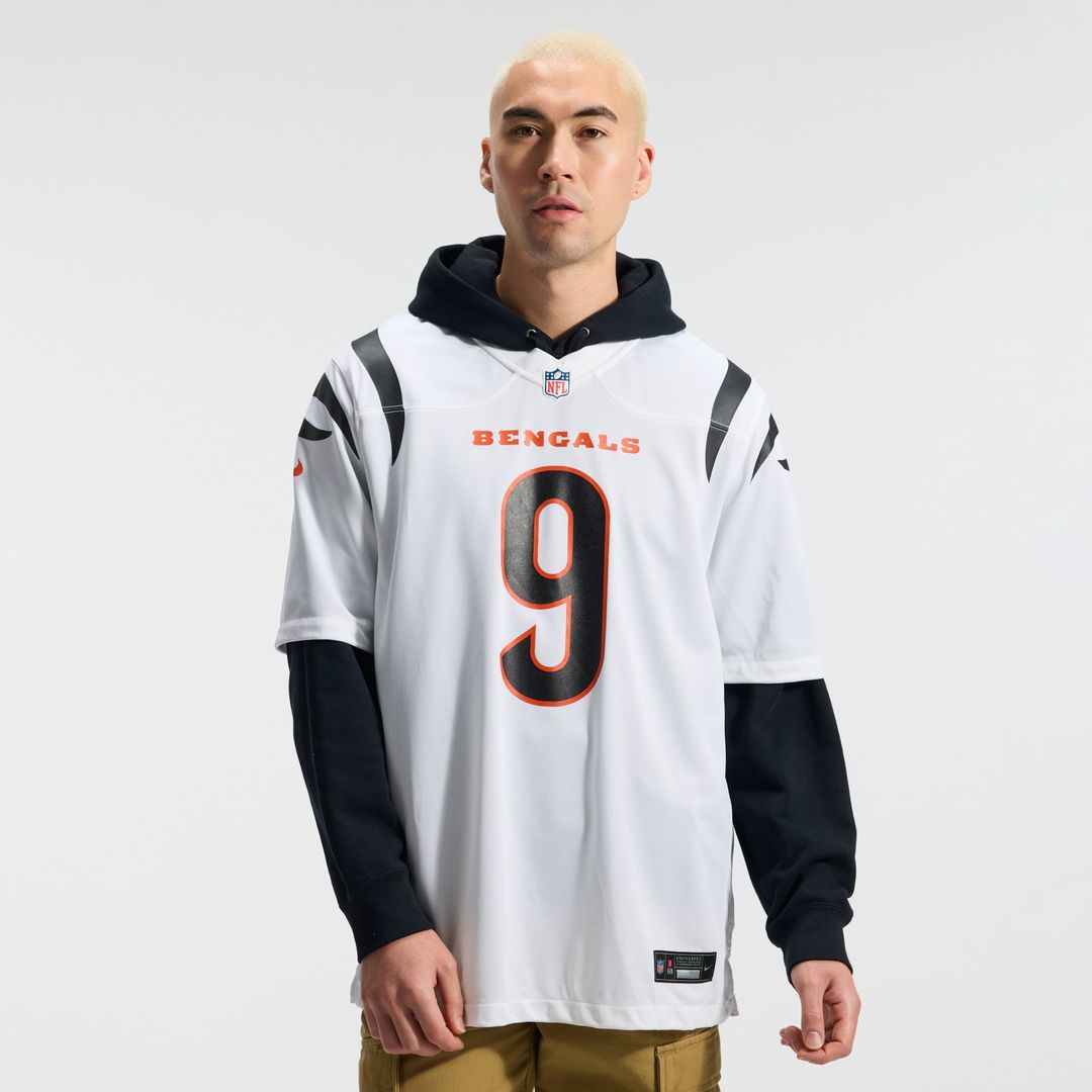 Joe Burrow Cincinnati Bengals Nike White Game Jersey