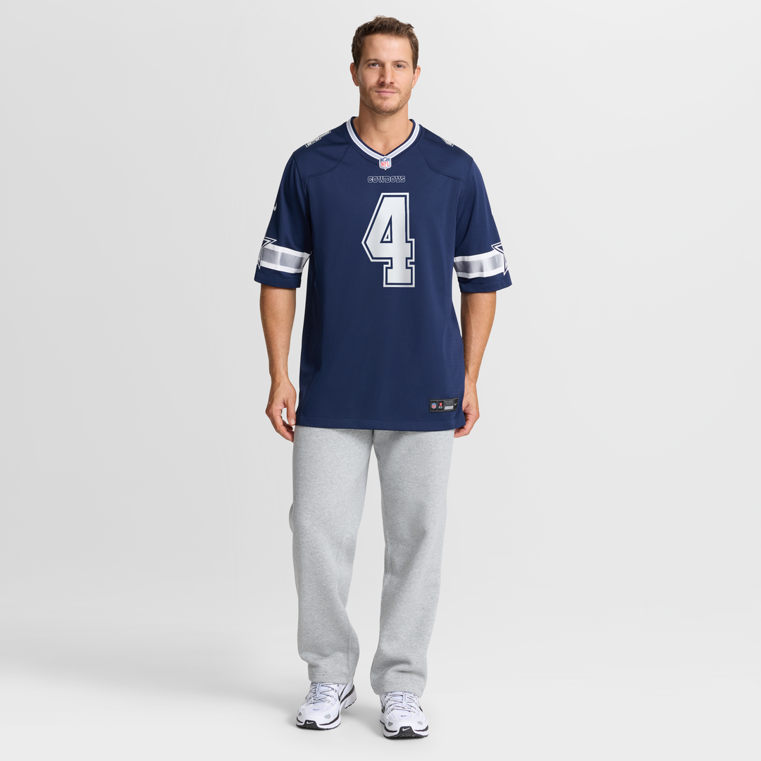 Dak Prescott Dallas Cowboys Nike Navy Game Team Jersey