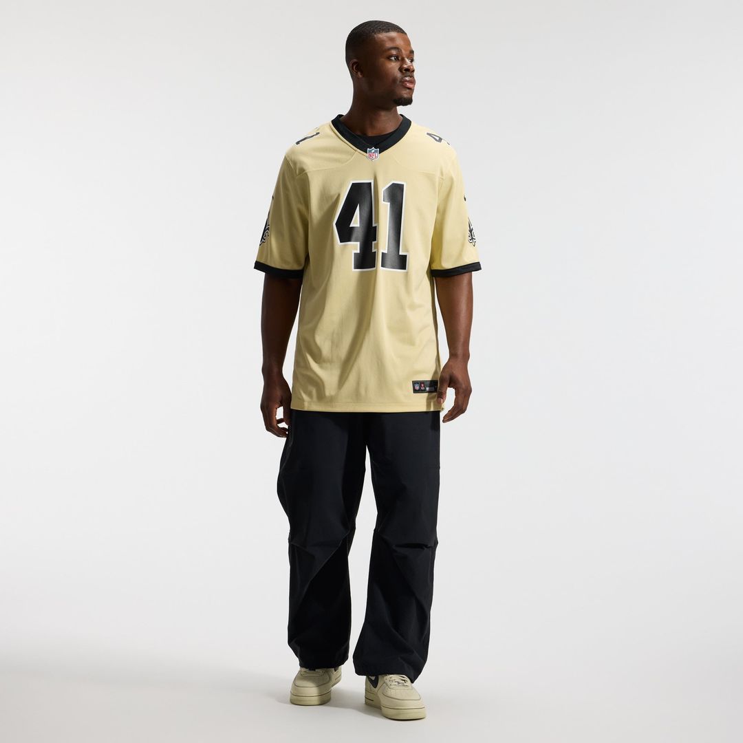 Alvin Kamara New Orleans Saints Nike White Alternate Game Jersey