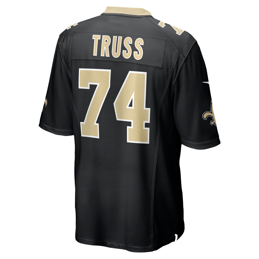 Xavier Truss New Orleans Saints Nike Black Team Game Jersey