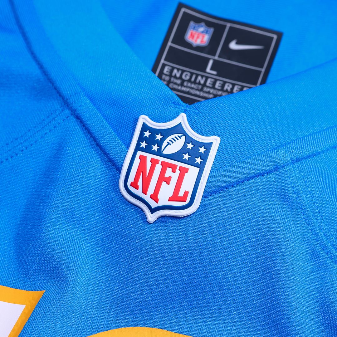 Isas Waxter Los Angeles Chargers Nike Powder Blue Team Game Jersey