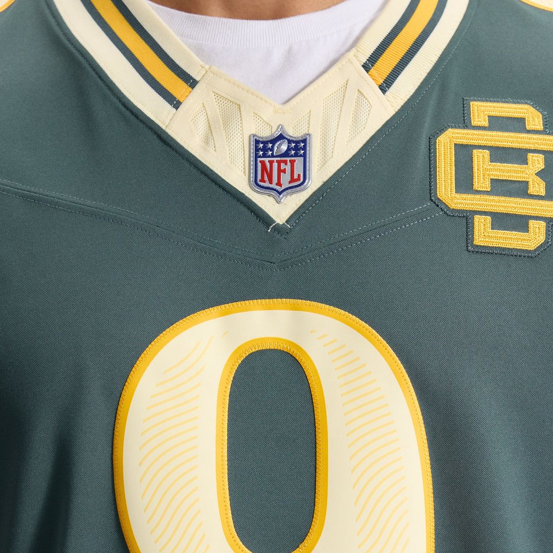 Christian Watson Green Bay Packers Nike Green 2026 Rivalries Collection Stitched Limited Jersey