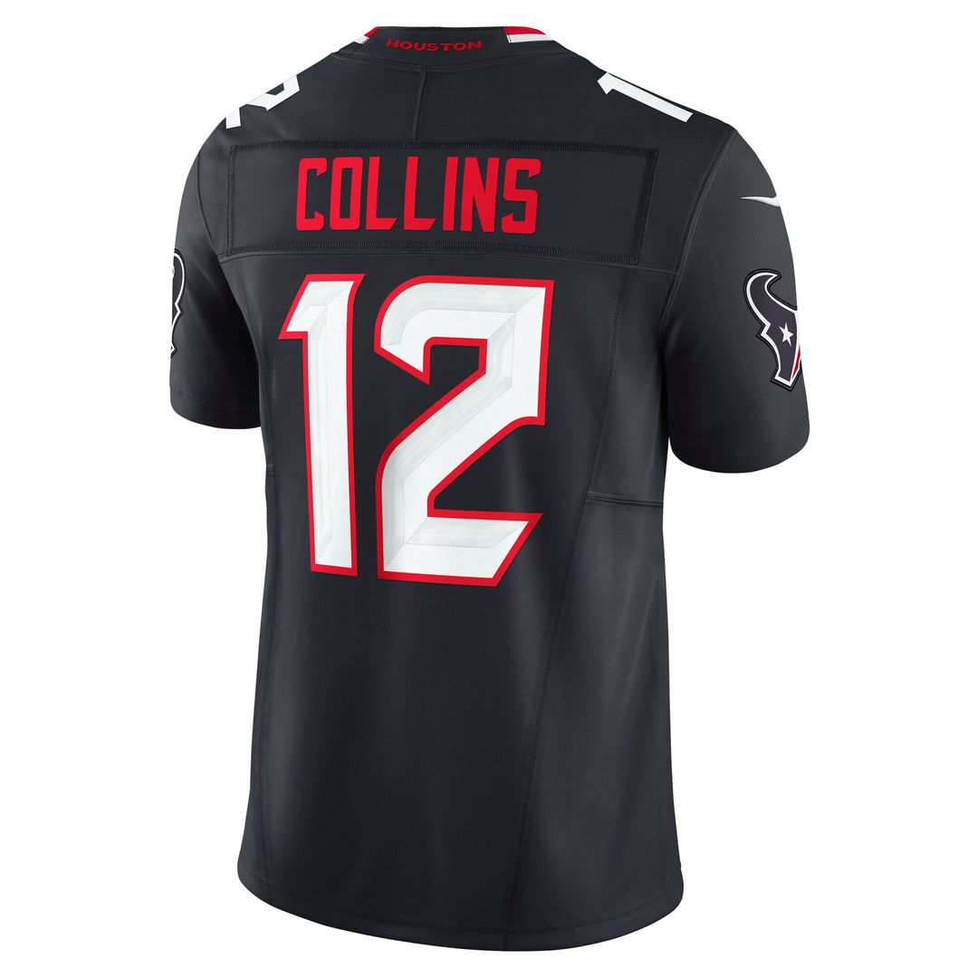 Nico Collins Houston Texans Nike Navy Team Vapor F.U.S.E. Limited Jersey