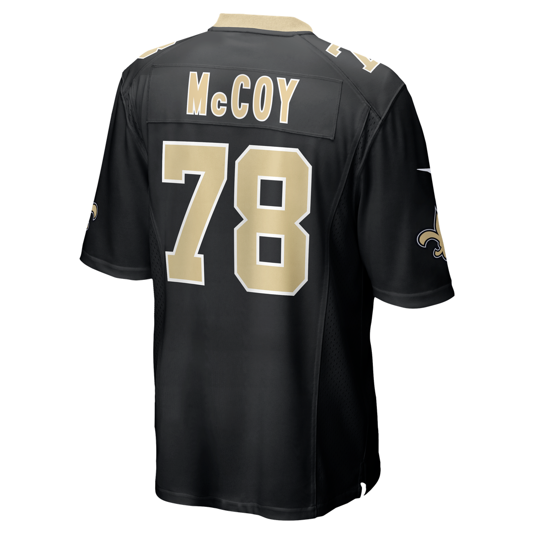 Erik McCoy New Orleans Saints Nike Black Game Jersey