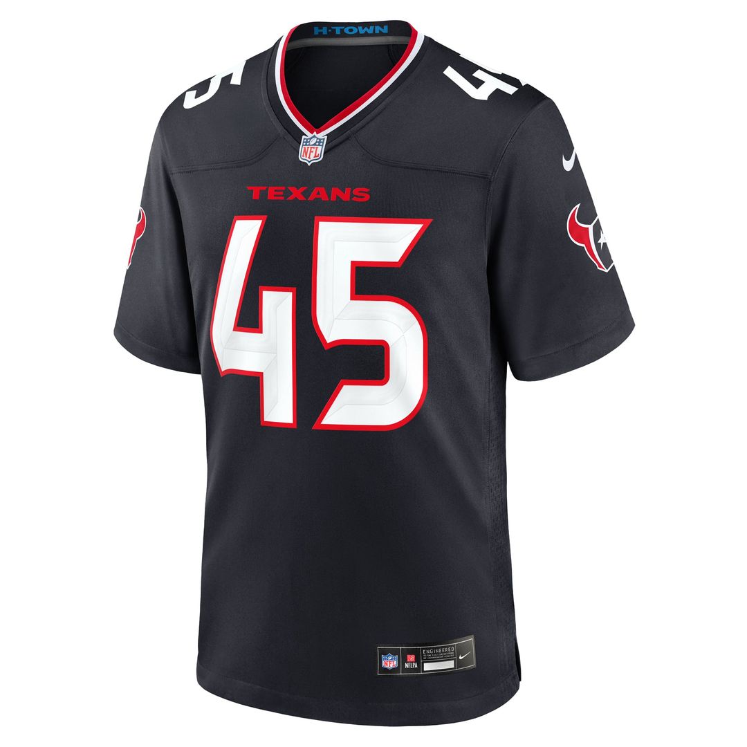 E.J. Speed Houston Texans Nike Navy Team Game Jersey