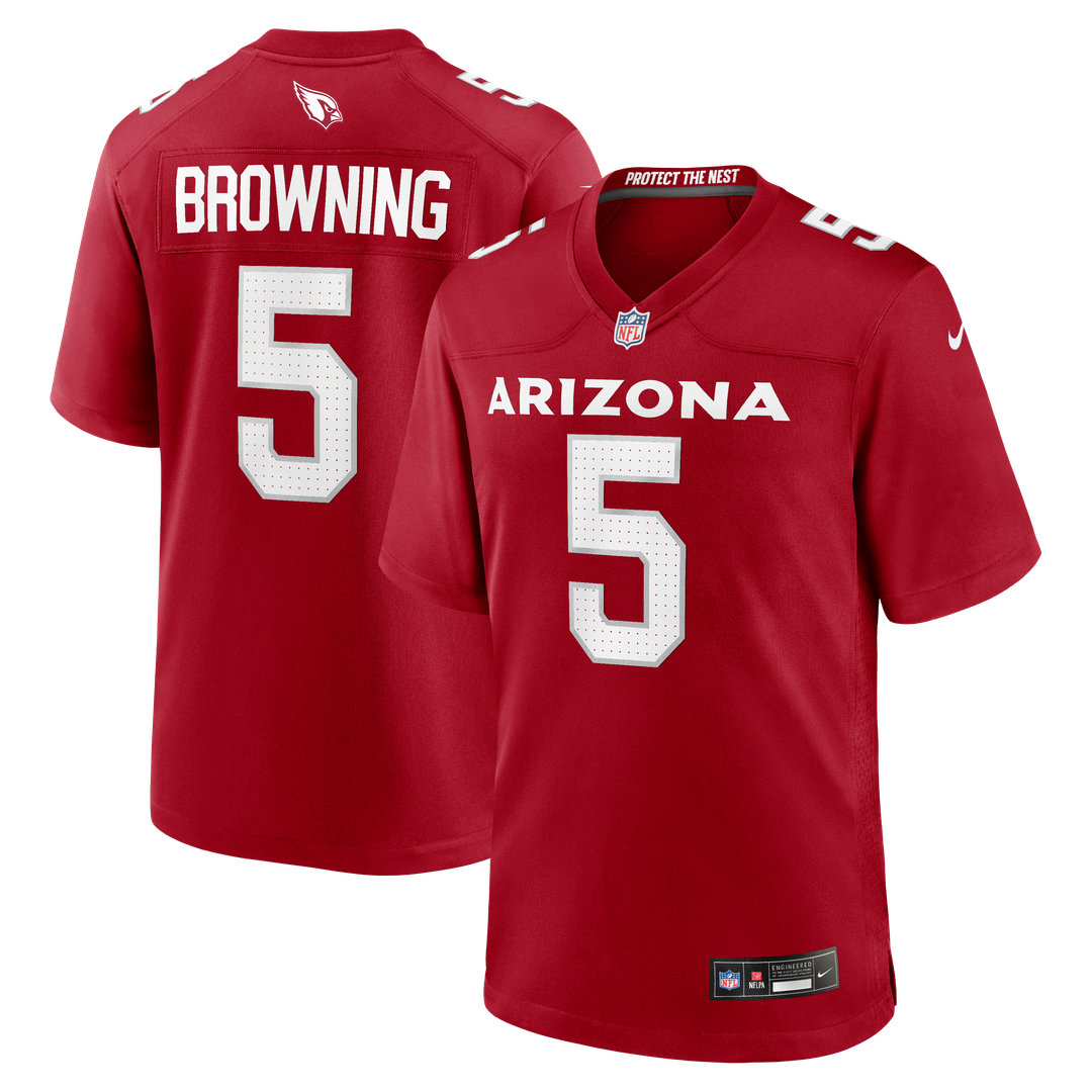 Baron Browning Arizona Cardinals Nike Cardinal Team Game Jersey