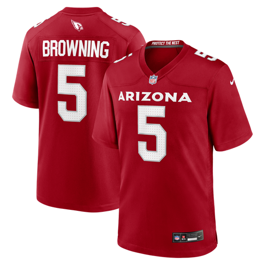Baron Browning Arizona Cardinals Nike Cardinal Team Game Jersey