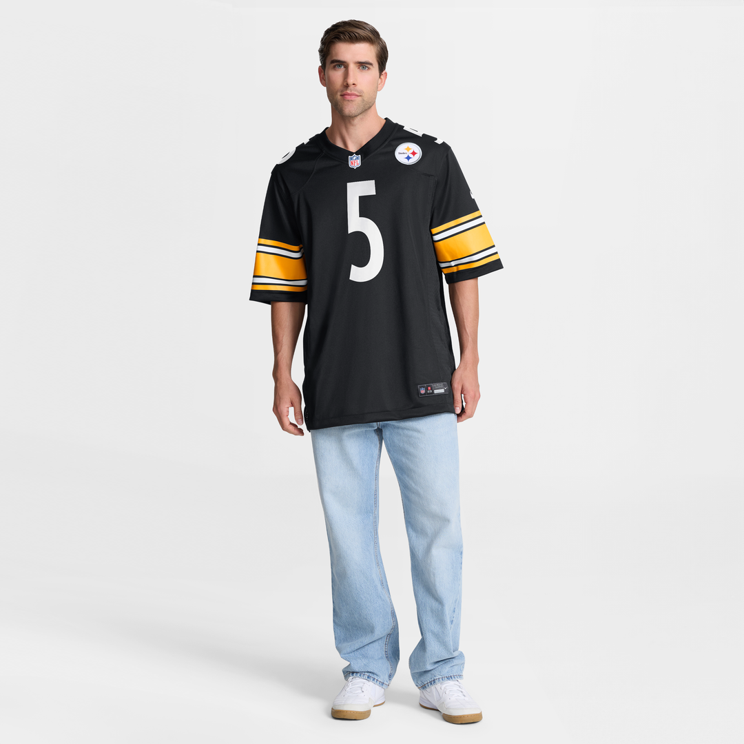 Jalen Ramsey Pittsburgh Steelers Nike Black Team Game Jersey