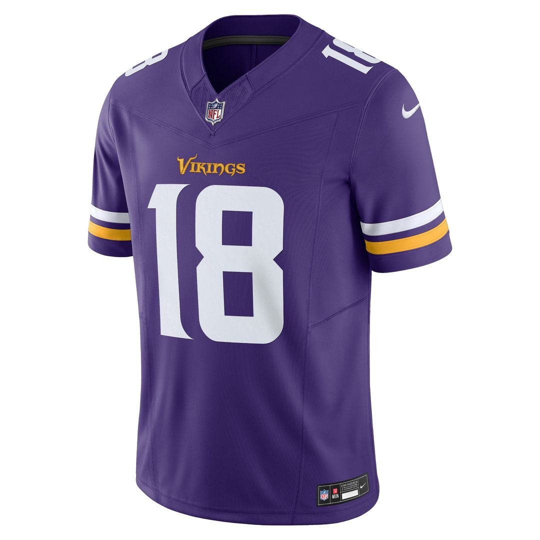 Justin Jefferson Minnesota Vikings Nike Purple Vapor F.U.S.E. Limited Jersey